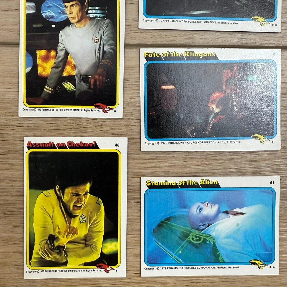 Star Trek‎ The Motion Picture Trading Cards 1979 Paramount Sci-Fi Vintage
